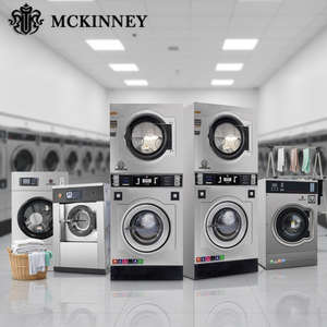 เครื่องซักผ้าและอบผ้าแบบซ้อน MCKINNEY ระบบหยอดเหรียญ ออลอินวัน ขนาด 12 กก. - Product Image 3