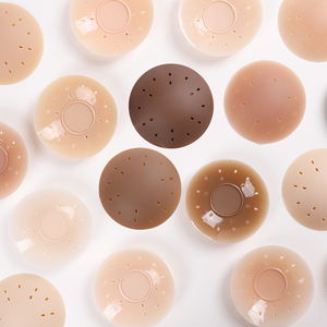 보이지 않는 젖꼭지 커버 실리콘 페이스트 그리피 젖꼭지 커버 접착 원활한 가슴 지원 여성용 스티커 젖꼭지 커버 - Product Image 6