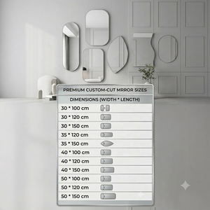 DIY Modern Acrylic Mirror <b>Tiles</b> Set 4pcs 20x20cm Square <b>Wall</b> Mirror <b>Stickers</b> Unbreakable Frameless Panels Eco-Friendly Home - Product Image 3