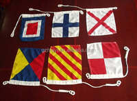 Huiy promotionnel usine drapeau à cordes personnalisé prix bas de tout nouveau 100% Polyester code décoration pays drapeau bruant