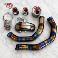 Kit de tuyaux de charge haute performance JTLD pour BMW M3 F80 M4 F82 F83 S55, tube de suralimentation d'intercooler avec colliers de raccordement en silicone