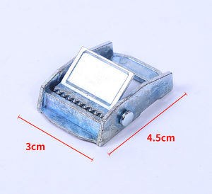 Venta al por mayor de 2 pulgadas correa de amarre de carga cinturón de aleación de zinc hierro Acero inoxidable trinquete azulejo Downs trinquete hebilla de acero trinquete hebilla - Product Image 4