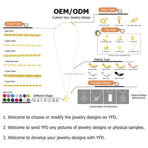 Collana ciondolo chiave personalizzata impermeabile 18K oro PVD placcato in acciaio inox gioielli all'ingrosso della fabbrica delle donne - Product Image 6