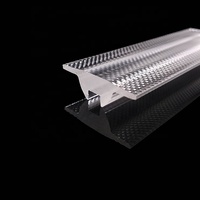Diffuseur haute transmission PMMA, lentille gaufrée pour les accessoires lumineux Led