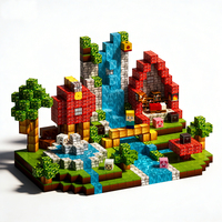 Juego de 100 Bloques Magnéticos de Plástico 3D para Construir, Juguetes Educativos STEM con Certificación EN71 para Niños y Niñas