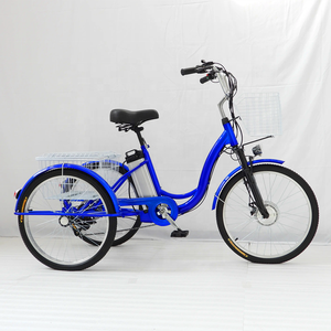 Usine 3 Roues Vélo Électrique 350W Moteur 36V Batterie Tricycles Électriques pour Adultes - Product Image 4