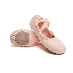 Super High Quality Split-sole Canvas Dance Teacher's Shoes, Jazz Shoes