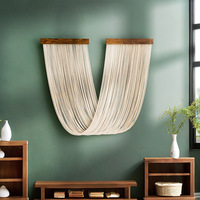 Nordique tissé à la main Style bohème gland coton tapisseries décoration murale Boho macramé pour hôtel bureau tenture murale décoration
