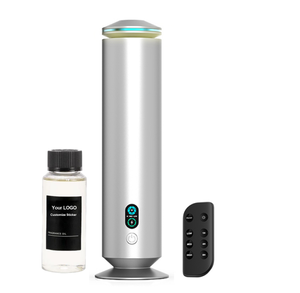Portable Cold Air Aroma Diffuser With Remote Control LED Lighting Aluminum Household Essential Oil <b>Humidifier</b> Freestanding - Product Image 1