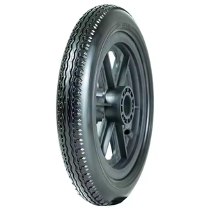 फैक्टरी बिक्री <span class=keywords><strong>12</strong></span> 1/2x2 बच्चों 1/4 साइकिल व्हीलबारो टायर प्लास्टिक के साथ pu फोम व्हील - Product Image 2