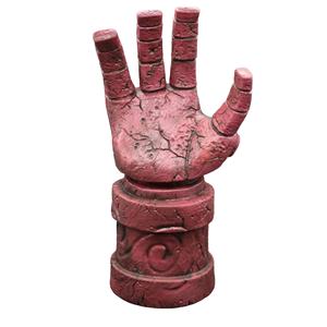 Masque en latex intégral pour homme <span class=keywords><strong>Hellboy</strong></span> Cosplay, gants de super-héros, accessoires de fête d'Halloween, couleur personnalisée écologique pour adulte - Product Image 6
