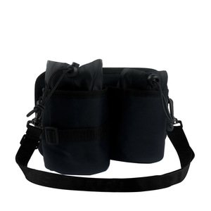 Luggage Cup Holder Nylon Bag Hanger With Zippered Pocket For Travel Accessories - Product Image 5