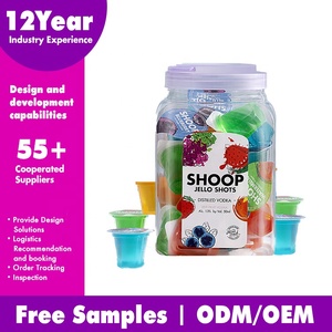 Coups de gelée <span class=keywords><strong>Jell</strong></span>-<span class=keywords><strong>o</strong></span> personnalisés fête prêt à manger assortis coups de gélatine en gelée d'alcool naturel vodke - Product Image 5