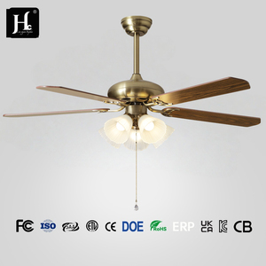 Ventilateurs de plafond à moteur BLDC réversible, directement de l'usine, 5 pales en contreplaqué, ABS, télécommande à intensité variable pour l'éclairage de la chambre à coucher et du salon - Product Image 4