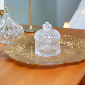 BST 13 pollici piatto di <span class=keywords><strong>spugna</strong></span> floreale rotondo in oro argento Base del caricatore di plastica per matrimoni decorativo PP Base di piante all'ingrosso - Product Image 4