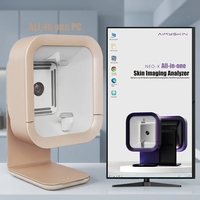 Analyseur de peau professionnel à 5 spectres, scanner facial AI pour clinique esthétique