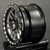 Jantes Beadlock forgées tout-terrain 17X10.5 6x135 pour camion, course de dragster, avec anneau anti-chute pour Dodge Ram