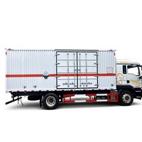 Camión Caja Personalizado Shacman Sitark HOWO FAW 6.8m 9.8m 6x4 8X4, Camión a Prueba de Explosiones para Pirotecnia y Detonadores