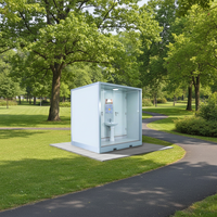Premium High-End acciaio contenitore WC resistente agli agenti atmosferici e durevole per il campeggio e cantieri