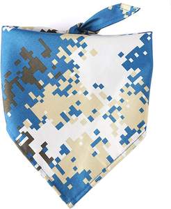 وشاح للكلاب بنمط التمويه مطبوع على القطن، إكسسوارات للحيوانات الأليفة بتصميم عصري وأنيق، بيع بالجملة من المصنع - Product Image 2