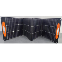 Panneau solaire monocristallin 200W 20V 5A portable pliable sans batterie pour la randonnée en extérieur, efficacité 23%