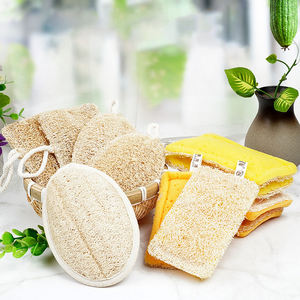 Estropajos <span class=keywords><strong>de</strong></span> Limpieza para Cocina 100% Naturales Biodegradables Orgánicos <span class=keywords><strong>de</strong></span> <span class=keywords><strong>Luffa</strong></span> para Platos y Baño, Exfoliantes - Product Image 3