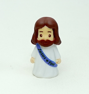 Nueva Llegada, Venta Caliente, Adorno de Escritorio con Lazo Colorido con la Frase 'Jesús Te Ama', Miniaturas de Resina de Jesús, Adornos para Regalo Religioso - Product Image 3