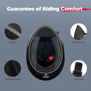 Casque de sécurité de course d'été pour hommes femmes pour oreilles de chat Casque complet de moto électrique Couple de sécurité de moto couplée - Product Image 5