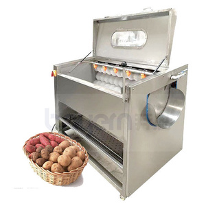 Giá Rẻ Giá sắn khoai tây lột máy và rửa sắn Peeler máy bàn chải làm sạch máy lột - Product Image 1