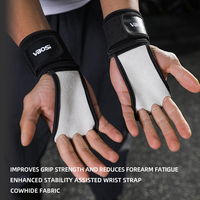 Gants d'entraînement unisexes en cuir VBOSI 3304, demi-doigts, antidérapants, imperméables, pour la musculation, la musculation, l'haltérophilie, l'entraînement en salle de sport