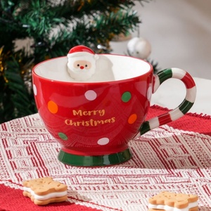 Taza <span class=keywords><strong>de</strong></span> Navidad <span class=keywords><strong>de</strong></span> cerámica creativa, diseño <span class=keywords><strong>de</strong></span> dibujos animados <span class=keywords><strong>de</strong></span> <span class=keywords><strong>hombre</strong></span> <span class=keywords><strong>de</strong></span> jengibre <span class=keywords><strong>para</strong></span> <span class=keywords><strong>desayuno</strong></span> <span class=keywords><strong>de</strong></span> cereales y <span class=keywords><strong>regalo</strong></span> <span class=keywords><strong>de</strong></span> taza <span class=keywords><strong>de</strong></span> agua <span class=keywords><strong>para</strong></span> uso festivo - Product Image 3