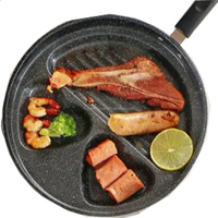 Poêle à fond plat pour petit-déjeuner, idéale pour les œufs frits, les hamburgers et la cuisson – Offre spéciale