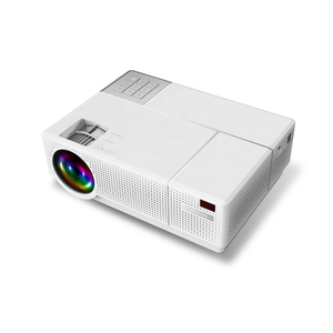Projecteur intelligent numérique de <span class=keywords><strong>haute</strong></span> luminosité 1200 ANSI pour cinéma maison, 1920x1080P, système Android 9.0, double WiFi 5G, BT - Product Image 1