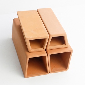Rechteckiges Keramik-Tankrohr Umwelt freundliche Terrakotta-Höhle für die Garnelen zucht und das Verstecken von Aquarien für den Heimgebrauch - Product Image 3