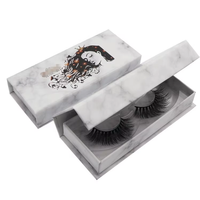 Vente en gros 3D vison faux cils 100% réel pleine bande avec boîte à cils personnalisée Premium vendeurs vison cils