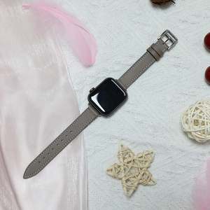 Pulsera de reloj <span class=keywords><strong>rado</strong></span> 14mm Mini diseño 100% cuero genuino para Apple Watch Ultra 2 Band 49mm correa de reloj para IWatch 42mm - Product Image 5