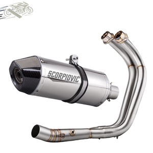 Новая выхлопная система (передняя труба и глушитель) для мотоциклов <span class=keywords><strong>Yamaha</strong></span> MT-07, FZ-07, TRACER - Product Image 5