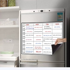 Calendario magnético para refrigerador, calendario semanal <span class=keywords><strong>de</strong></span> borrado en seco, pizarra blanca, planificador <span class=keywords><strong>de</strong></span> comidas, tablero <span class=keywords><strong>de</strong></span> <span class=keywords><strong>menú</strong></span> - Product Image 3