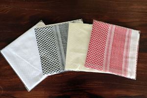 Grosir Syal Shemagh Arab Pria, Hijab Lembut Muslim, Gaya Timur Tengah, Shemagh <span class=keywords><strong>Keffiyeh</strong></span> ND405501-02 - Product Image 5