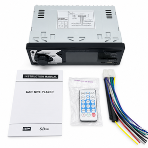 Lecteur MP3 pour voiture 1 Din avec chargeur de voiture pour émetteur <span class=keywords><strong>FM</strong></span> APE/WAV 4*45W Appel mains libres USB AUX Emplacement SD Stéréo intégré - Product Image 3
