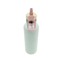 Bouteille d'eau isotherme JIAHE 650 ml avec revêtement poudré, logo personnalisé, en métal, sans BPA, anti-fuite, en acier inoxydable, pour le sport