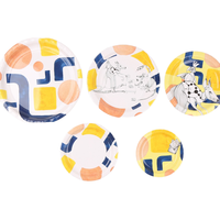 Assiettes en papier jetables avec impression kangourou personnalisées Serviettes élégantes et élégantes pour les occasions spéciales Kits de fournitures de fête