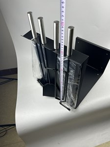 Juego de 5 Herramientas para <span class=keywords><strong>Chimenea</strong></span>, Incluye Pica, Pala, Escoba, Pinzas y Soporte, Color Negro - Product Image 5
