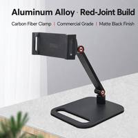 360 °   Support rotatif en aluminium pour téléphone et tablette, vente en gros OEM, usine BSCI, support de téléphone de bureau pour affichage commercial et de détail