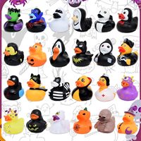 Weihnachts- und Halloween-Mini-Gelbe-Enten-Quetschfigur Advents-Countdown-Überraschungsbox Niedliches Fidget-Spielzeug Großhandel Feiertagsgeschenk