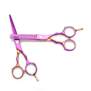 Tijeras de Peluquería Profesionales AQIABI de 5.5 Pulgadas, Tijeras de Corte de Pelo de Acero Inoxidable Japonés, Tijeras de Entresacar, Modelo A1104 - Product Image 5