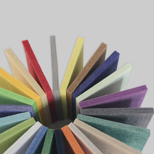 Panneau acoustique insonorisant en fibre de polyester Panneau acoustique recyclé insonorisé en PET Panneaux muraux en <span class=keywords><strong>feutre</strong></span> bon <span class=keywords><strong>prix</strong></span> - Product Image 1