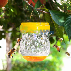 Trampa de avispones Colector de insectos al aire libre Abejas colgantes Trampa para avispas moscas Botella Avispas solares Trampa para insectos de abejas - Product Image 3