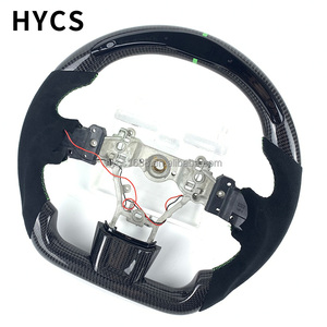 พวงมาลัยแสดงผล LED คาร์บอนไฟเบอร์ Jdm อุปกรณ์เสริมภายในรถแข่งสำหรับ <span class=keywords><strong>Subaru</strong></span> <span class=keywords><strong>EVO</strong></span> <span class=keywords><strong>10</strong></span> WRX STI - Product Image 2