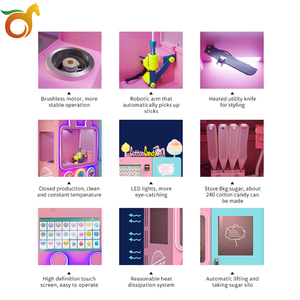 Red Rabbit Distributeur de <span class=keywords><strong>Barbe</strong></span> à <span class=keywords><strong>Papa</strong></span> <span class=keywords><strong>Sans</strong></span> Fil à Contrôle de Température par Puce Exclusive Haute Efficacité et <span class=keywords><strong>Sans</strong></span> Usure - Product Image 3